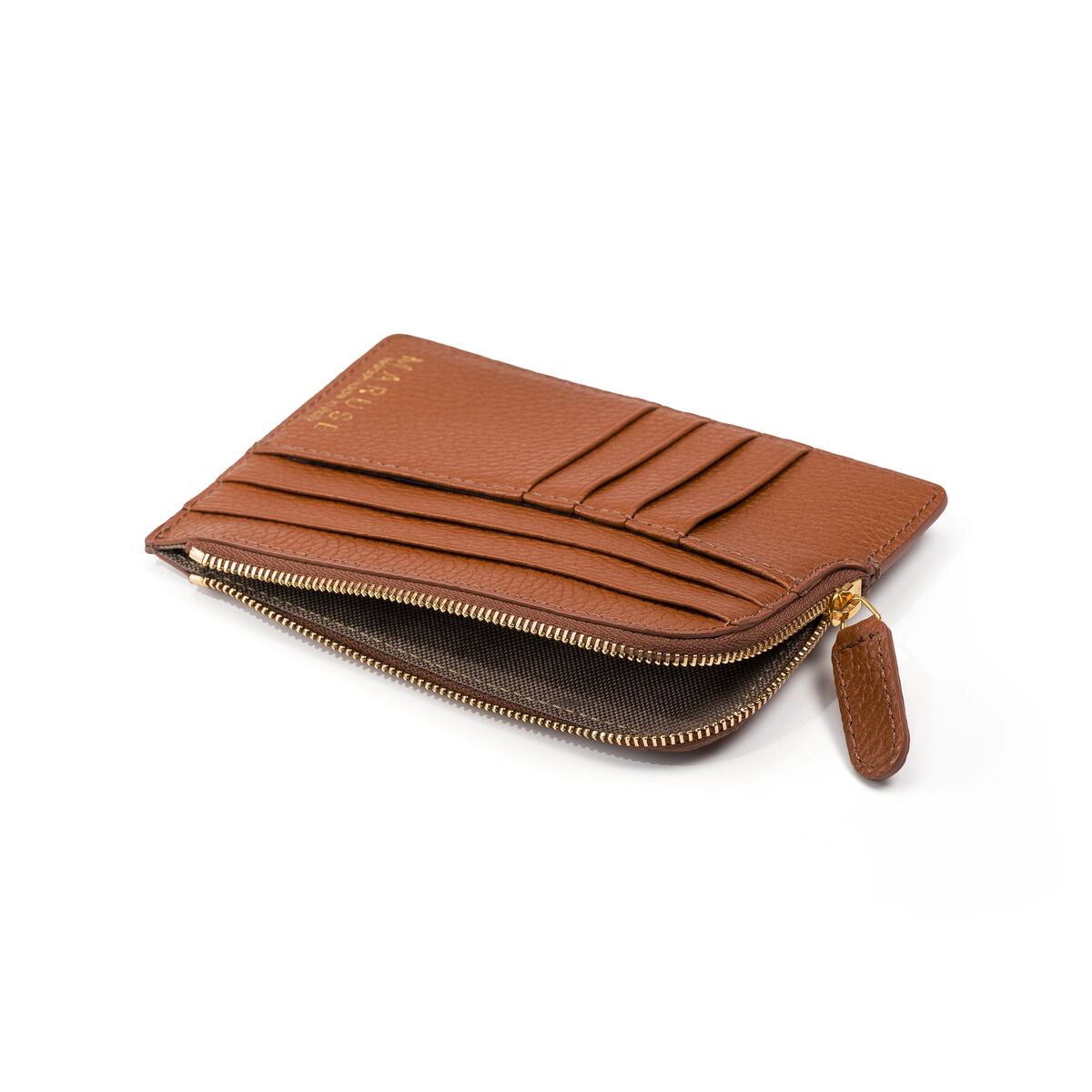 Leather Zipped Travel Wallet