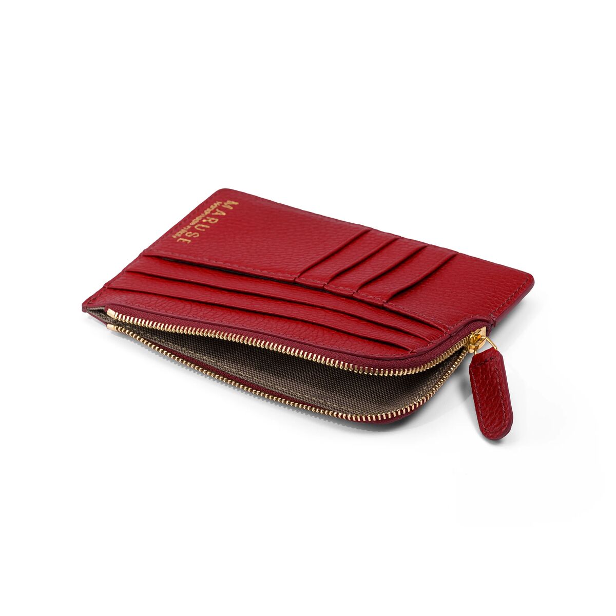 Leather Zipped Travel Wallet