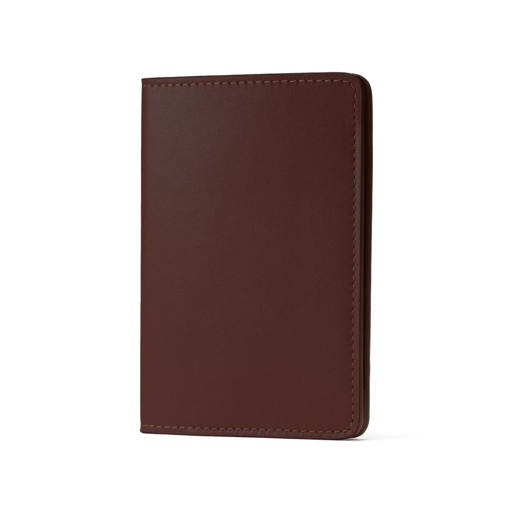 Leather Passport holder brown