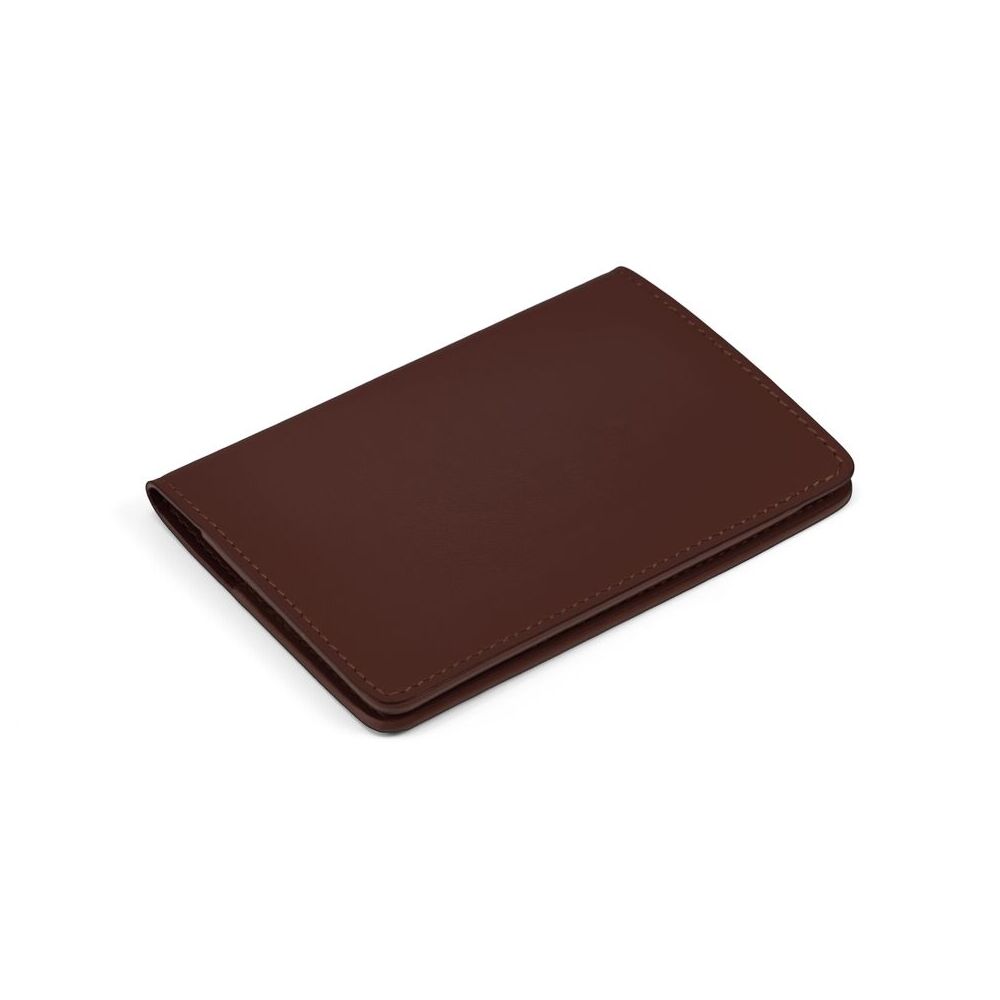 Leather Passport wallet brown