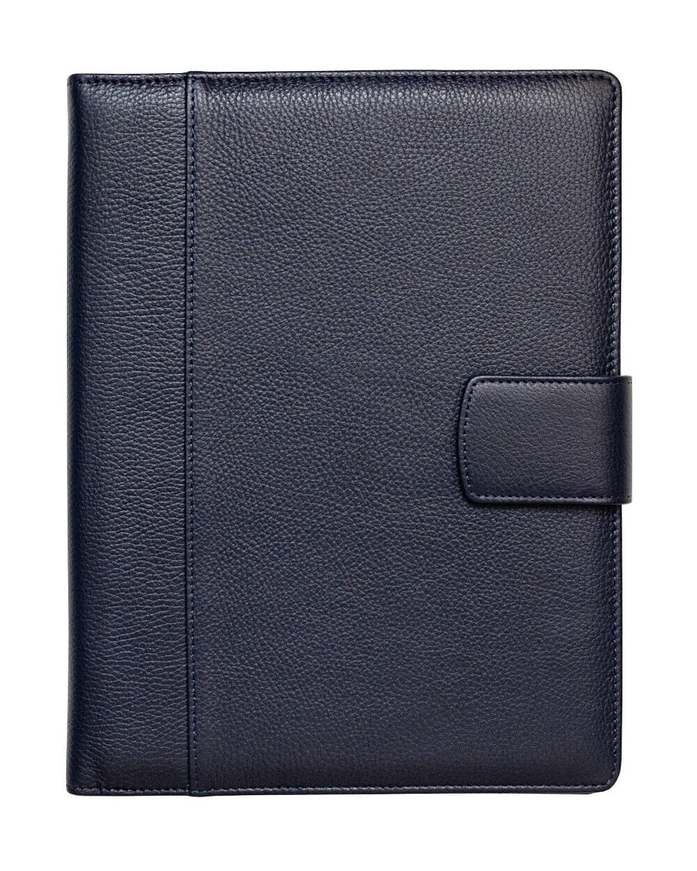 business premium leather folder navy