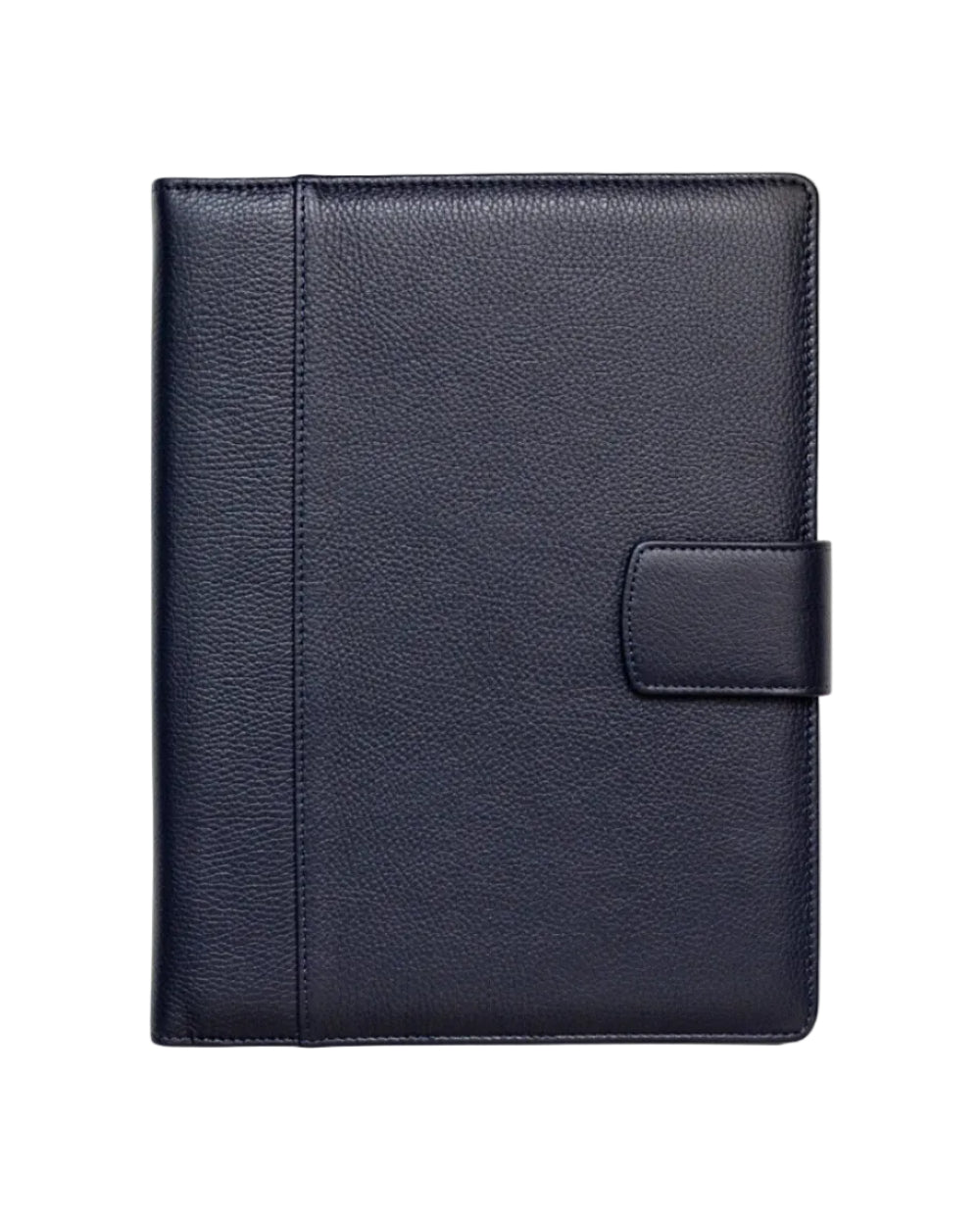 business premium leather folder navy