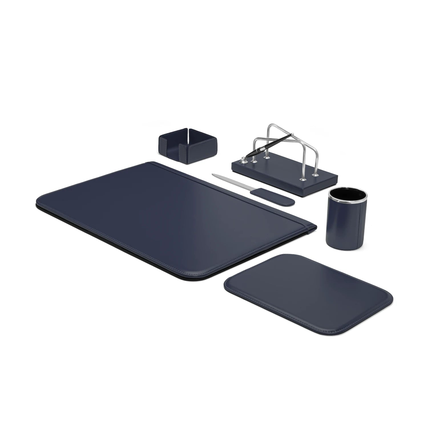 Set Scrivania Pelle Elegante