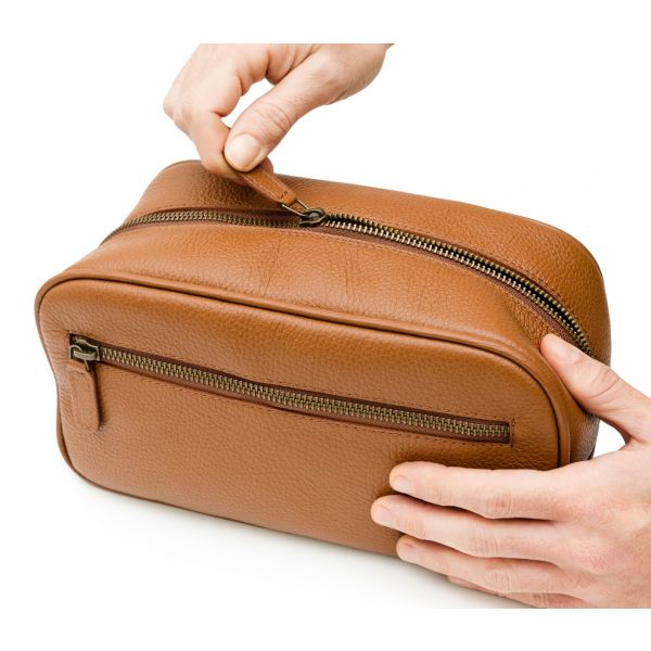 Leather Toiletry Bag