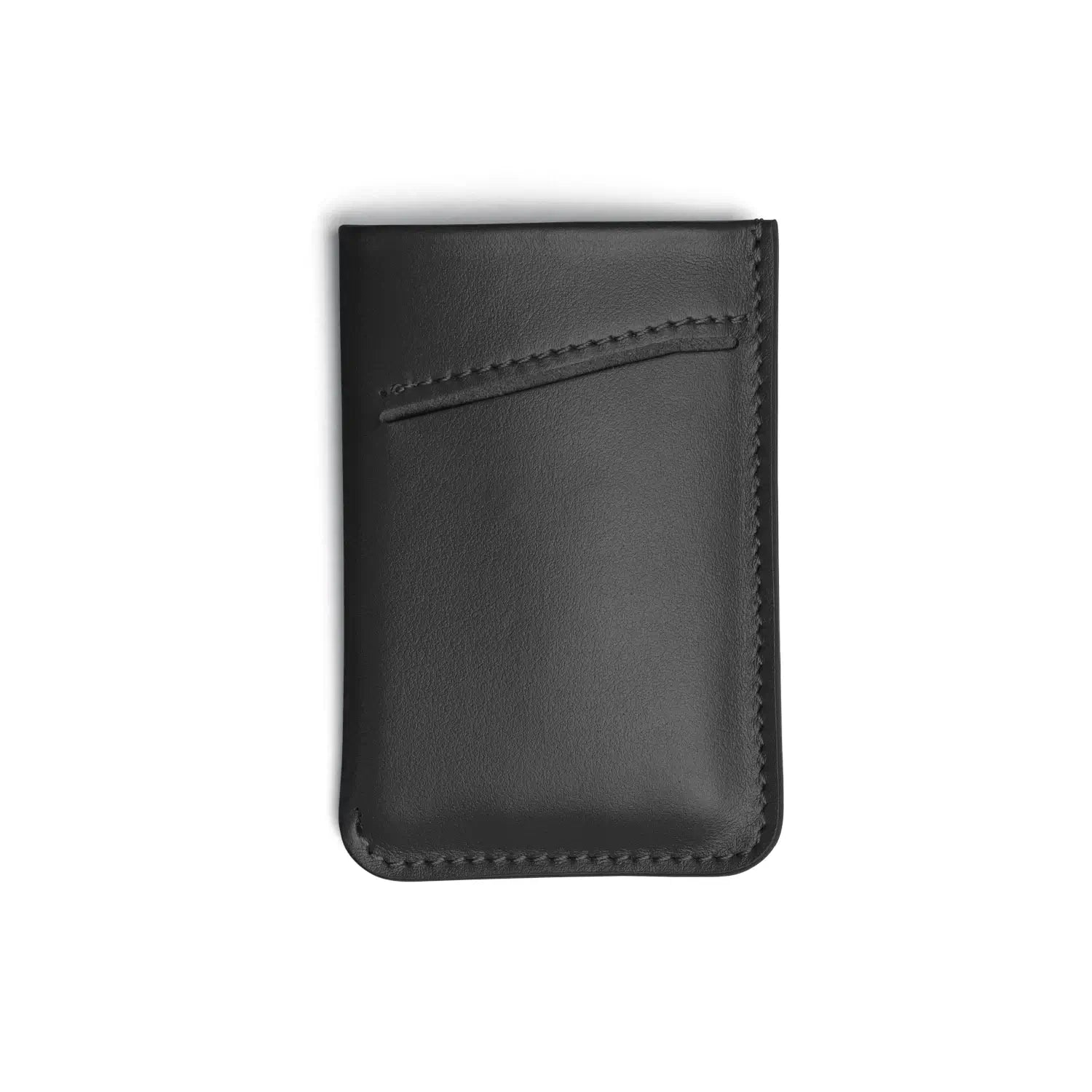 Leather Card Sleeve Black