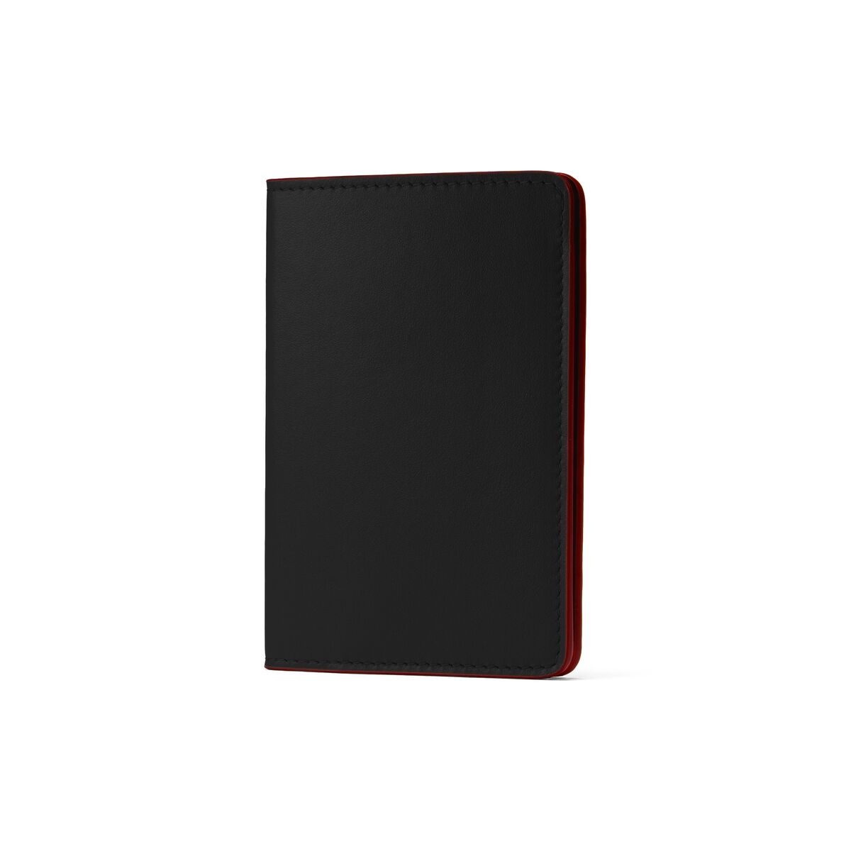 Leather Passport holder black
