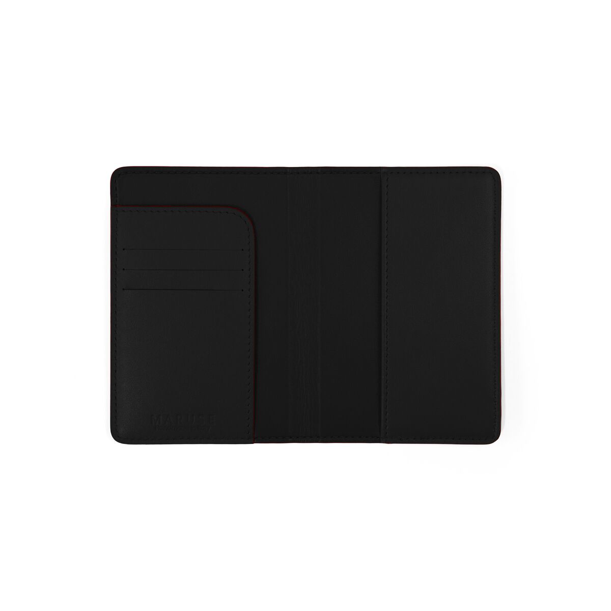 Leather Passport cover black