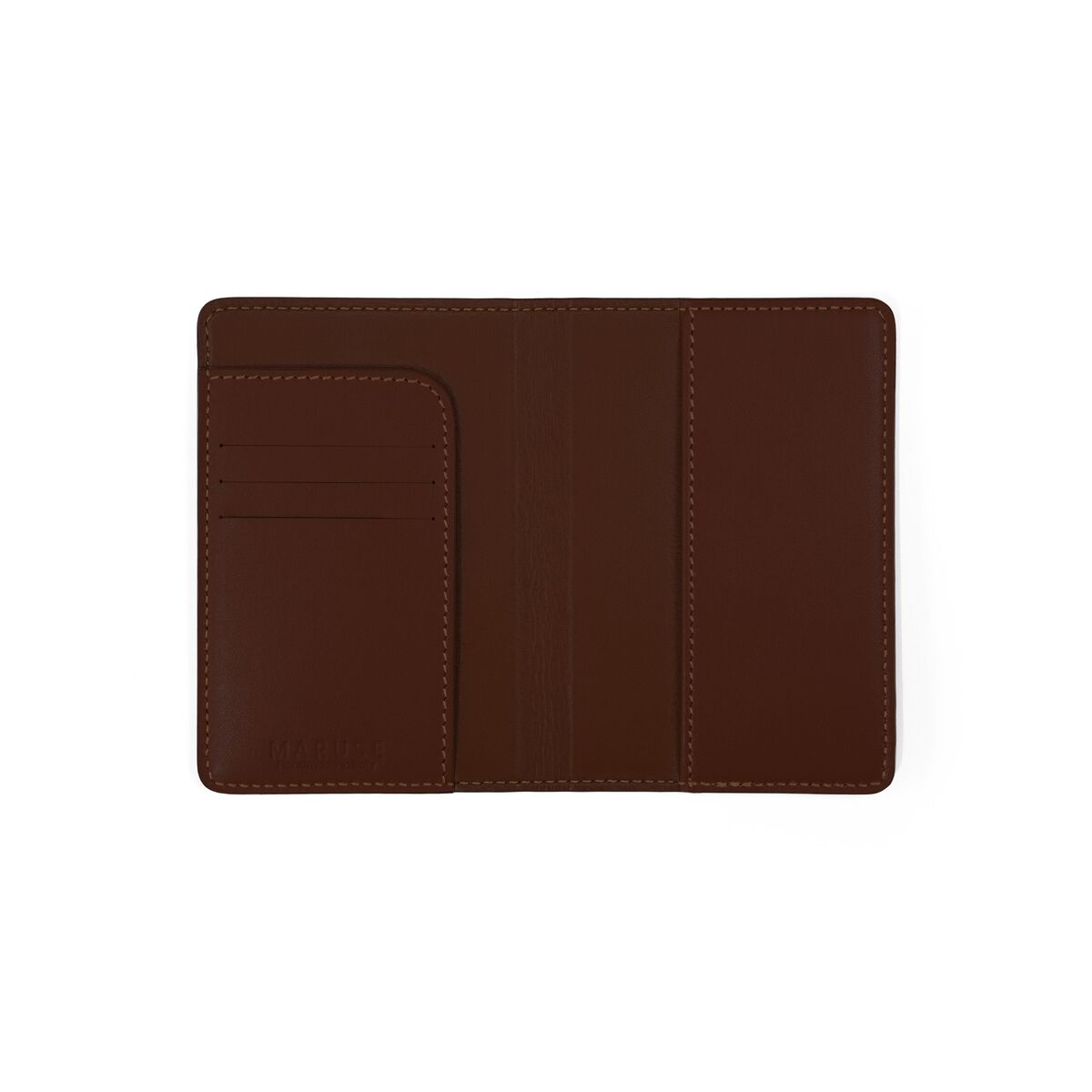 Leather Passport cover brown