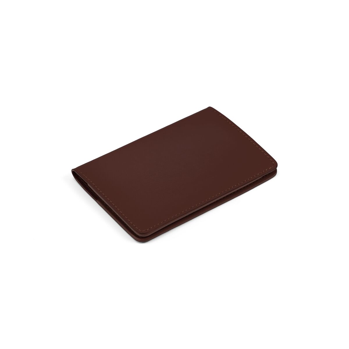 Leather Passport wallet brown