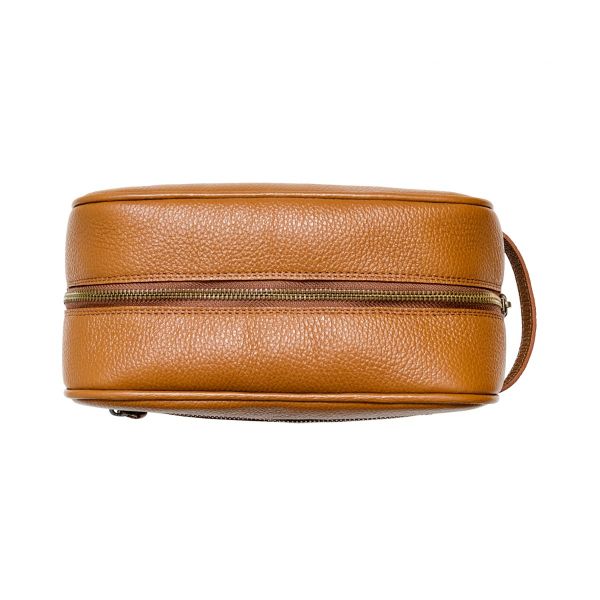 Leather Toiletry Travel Bag